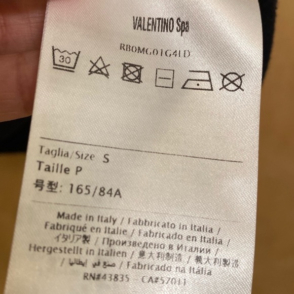 VALENTINO Deconstructed V logo t shirt - Picture 2 of 3